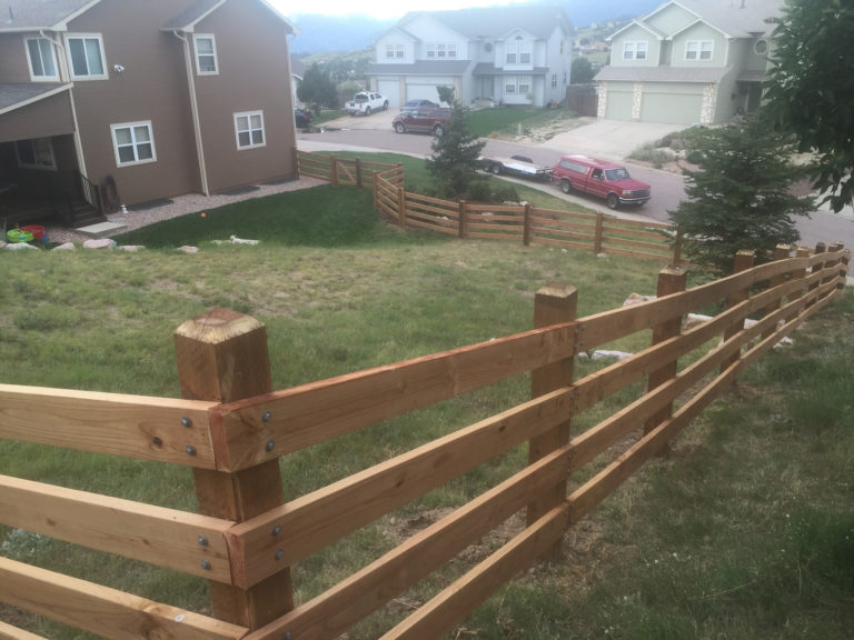 Ranch Rail Fencing Installation in Colorado Springs Durable & Classic