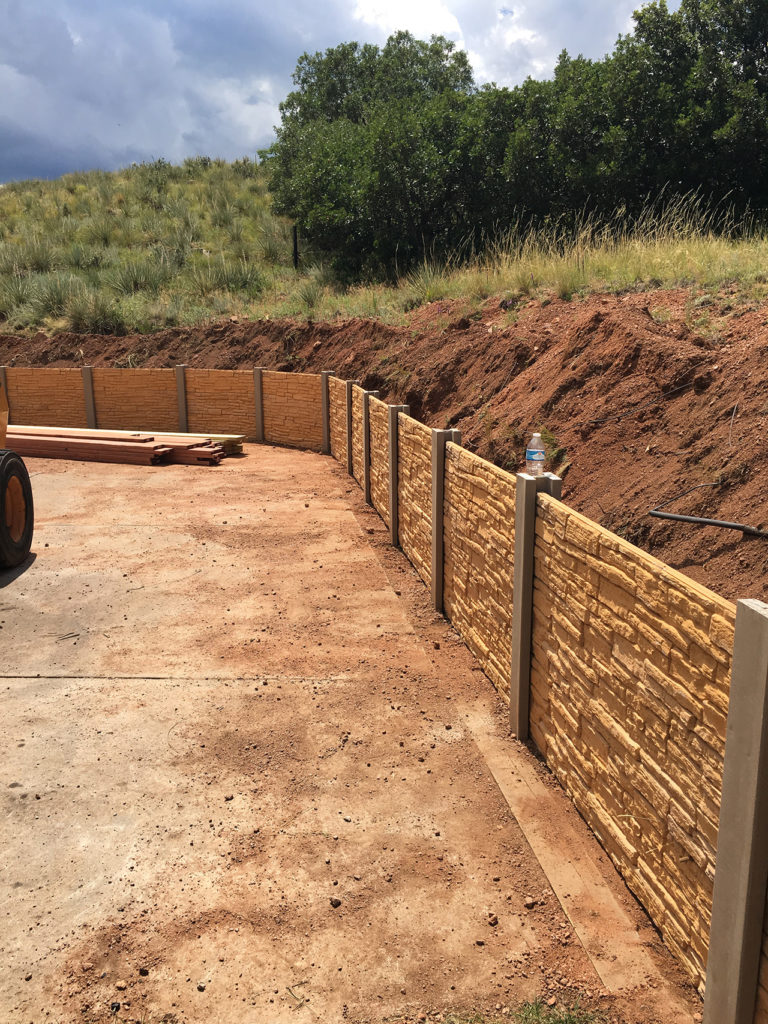 Concrete Fence Installation in Colorado Springs | Durable ...