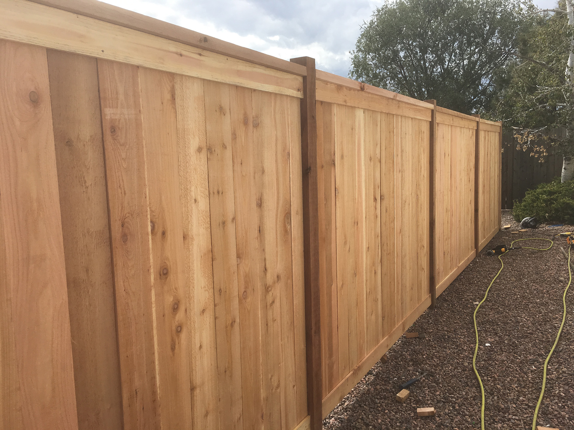 Cedar Fencing Peak Fencing