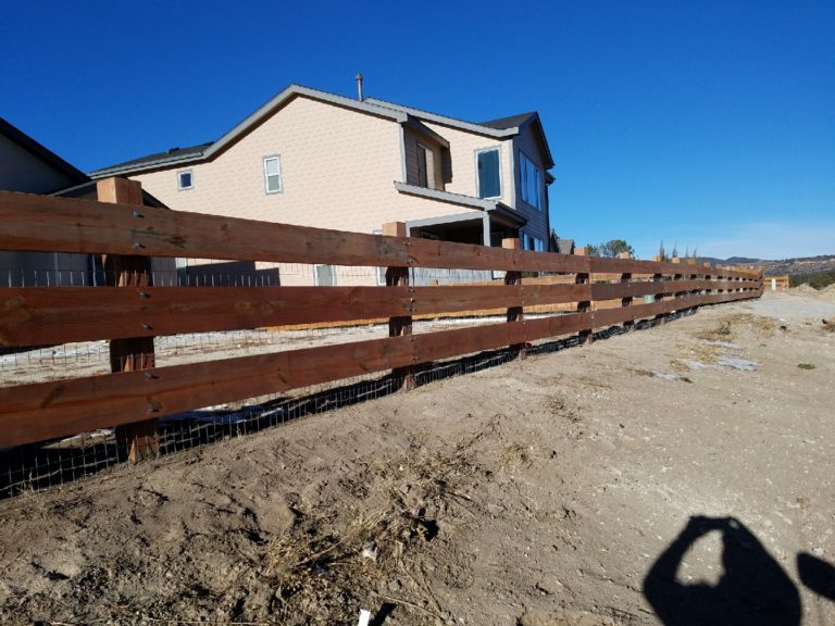 Ranch Rail Fencing Installation in Colorado Springs Durable & Classic