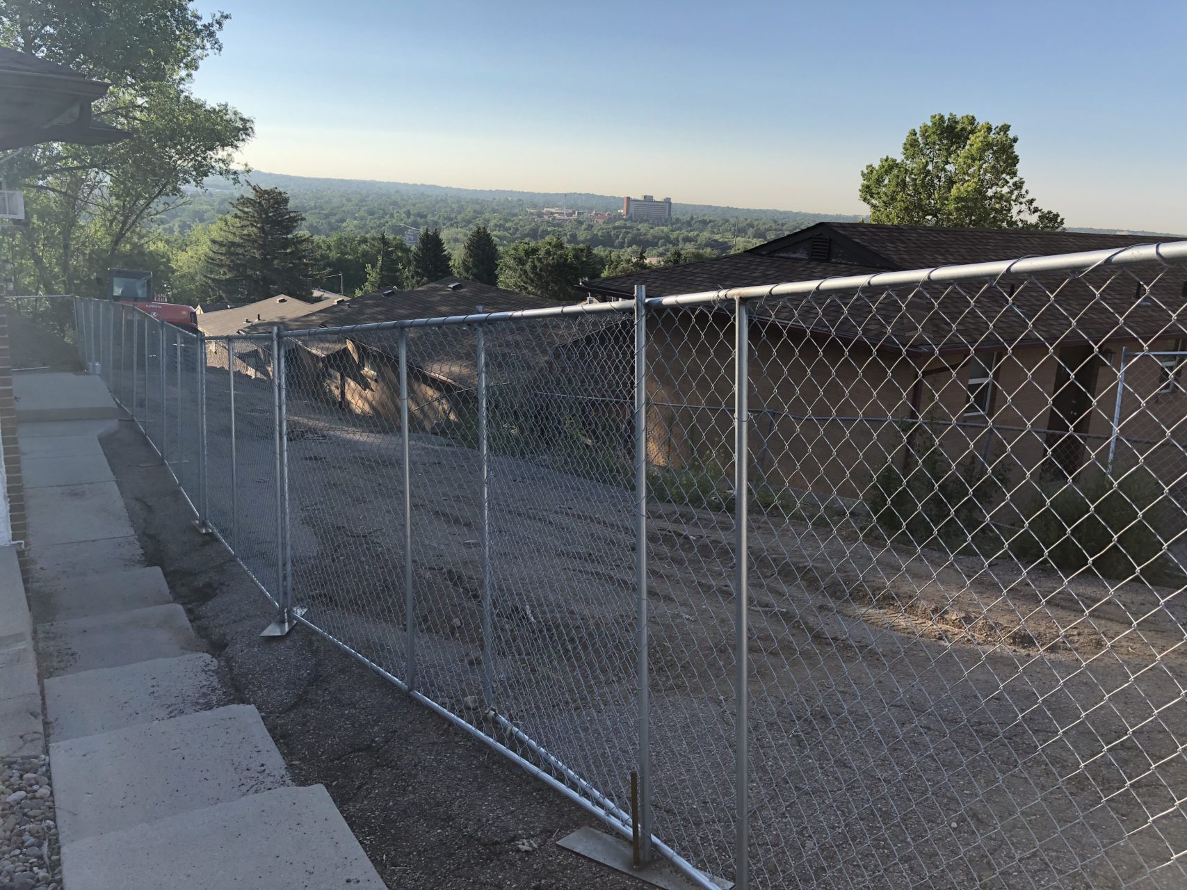 Colorado Springs Temporary Fence Rental Peak Fencing
